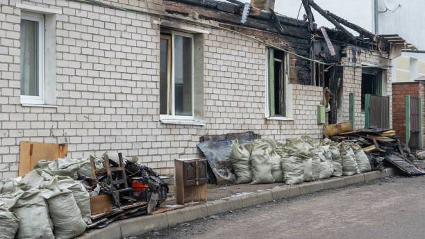 Professional Smoke Damage Removal technician working in Bellmawr, NJ